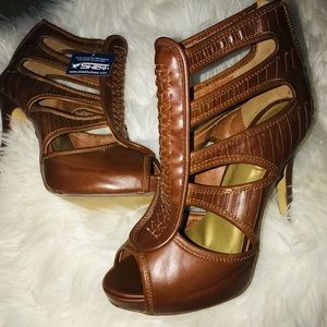 Brown heels